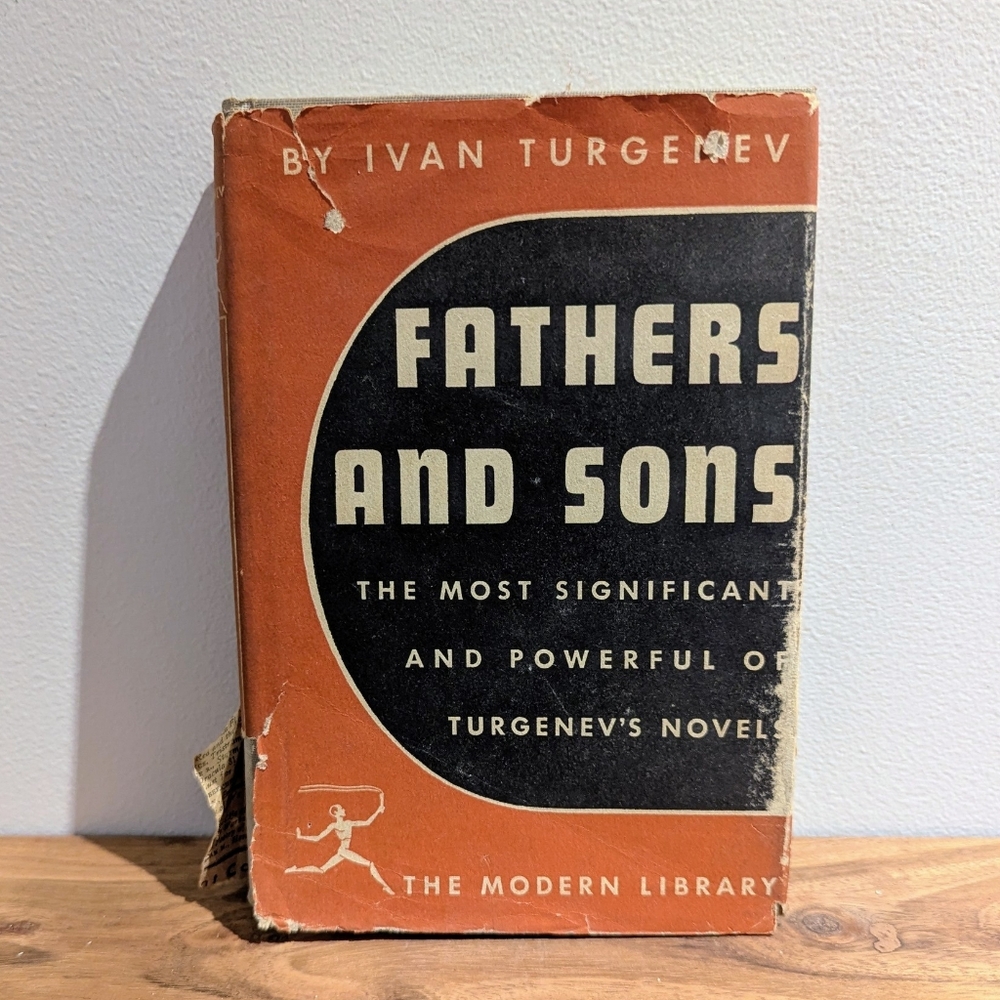 Vintage Fathers and Sons – Ivan Turgenev | Modern Library Hardcover w/ Dust Jack